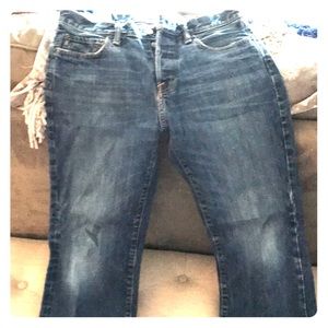 Abercrombie and Fitch boot cut jeans.
